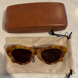 Illesteva Pamela Sunglasses - Amber Brown (worn twice)
